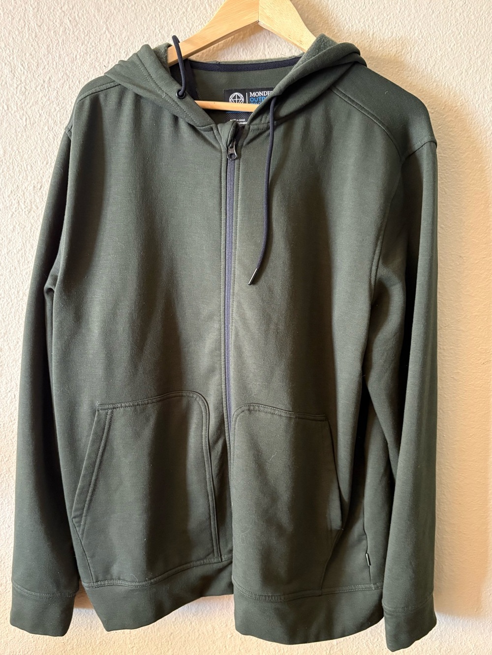 Mondetta Outdoor Project Men's XL Olive Full Zip Hoodie